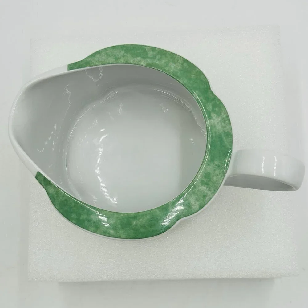 Villeroy & Boch Switch 3 Cordoba Blue Leaves Gravy Sauce Boat Server Germany